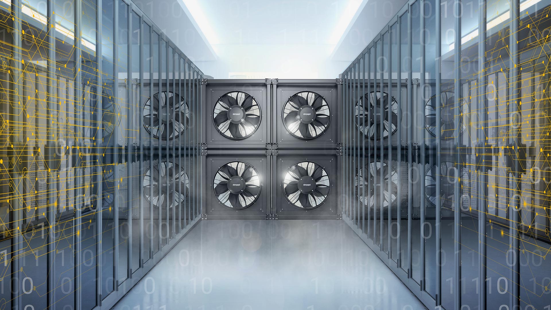 Efficient cooling for data centers